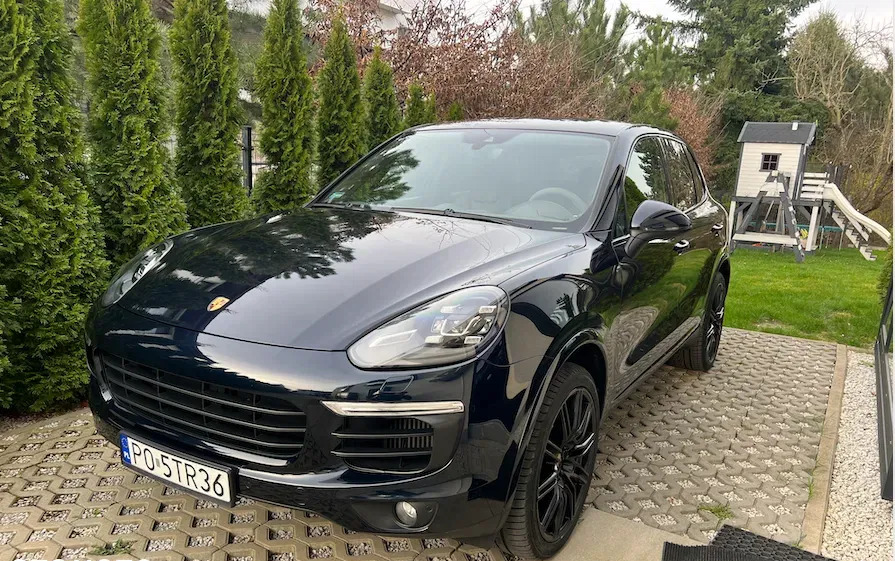 samochody osobowe Porsche Cayenne cena 219000 przebieg: 113000, rok produkcji 2016 z Poznań